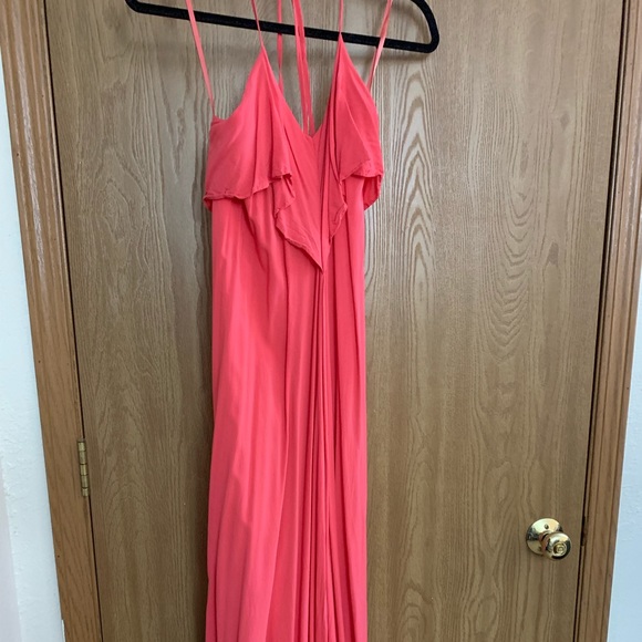 Coral Maxi Dress Resort Wear - Picture 1 of 3